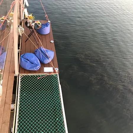 Houseboat On The Water 船上ホテル リエパーヤ